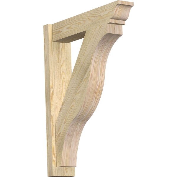 Ekena Millwork Funston Rough Sawn Traditional Outlooker, Douglas Fir, 6"W x 26"D x 34"H OUT06X26X34FST01RDF - main